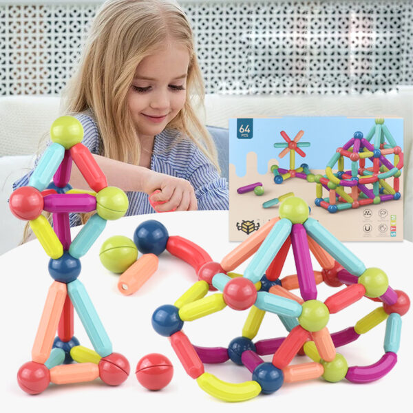 Baby Toys Magnetic Stick Building Blocks Game Magnets Children Set Kids Magnets For Children Magnetic Toy Bricks - Image 2